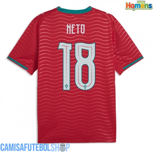 Camisa de time de futebol Portugal Pedro Neto #18 Replicas 1º Equipamento Mundo 2026 Manga Curta